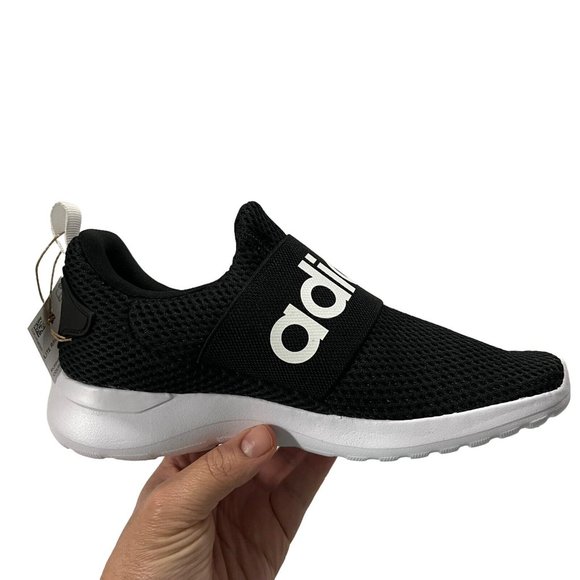 Adidas Lite Racer Boys Slip on Sneakers Size 3 Black Lightweight & Comfortable - Picture 8 of 14